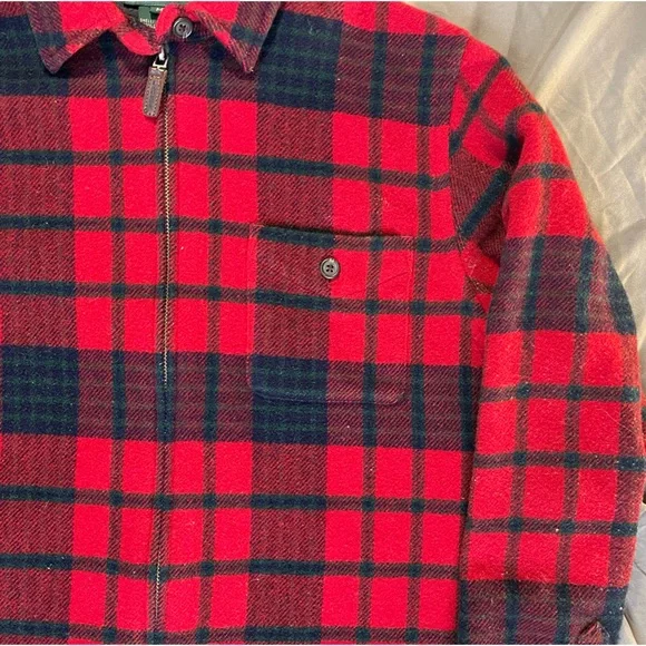 Lauren Ralph Lauren Red and Black Plaid Jacket - Picture 2 of 6